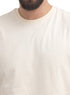 Creamy Relaxed Round T-Shirt - Khotwh