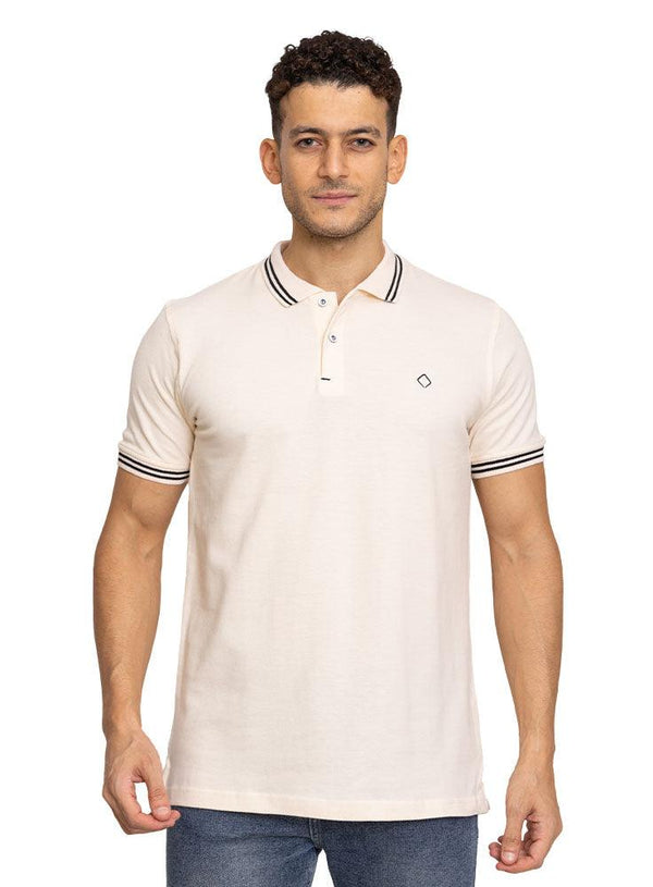 Creamy Tipped Polo - Khotwh