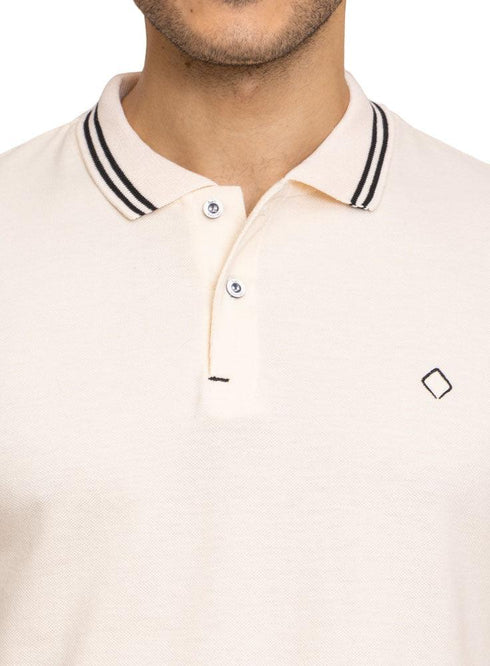 Creamy Tipped Polo - Khotwh