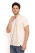 Creamy V - neck T-Shirt - Khotwh
