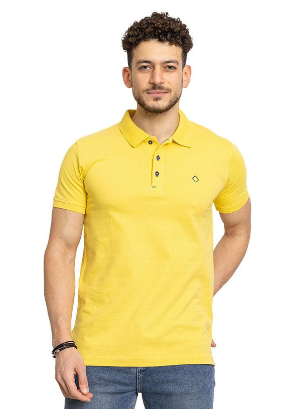 Cyber Yellow Basic Polo - Khotwh