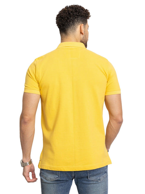 Cyber Yellow Basic Polo - Khotwh