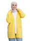 Cyber Yellow E - Basic Pocket Cardigan - Khotwh