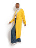 Cyber - Yellow E - Knit - Long Cardigan - Khotwh