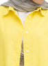 Cyber Yellow Linen Dress Shirt - Khotwh