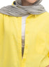 Cyber Yellow Pocket Over Size Linen Shirt - Khotwh