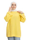 Cyber Yellow Upside Sleeve Pullover - Khotwh