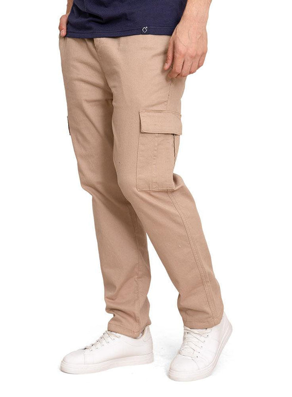 Dark Beige Cargo Pant - Khotwh