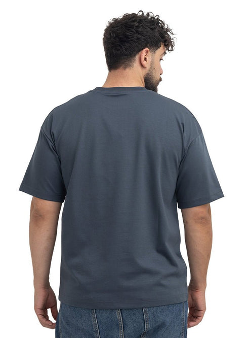 Dark Blue Design 1033 NF-Round T-Shirt - Khotwh