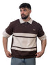 Dark Brown Design 3000 NF - Polo Neck T-Shirt - Khotwh
