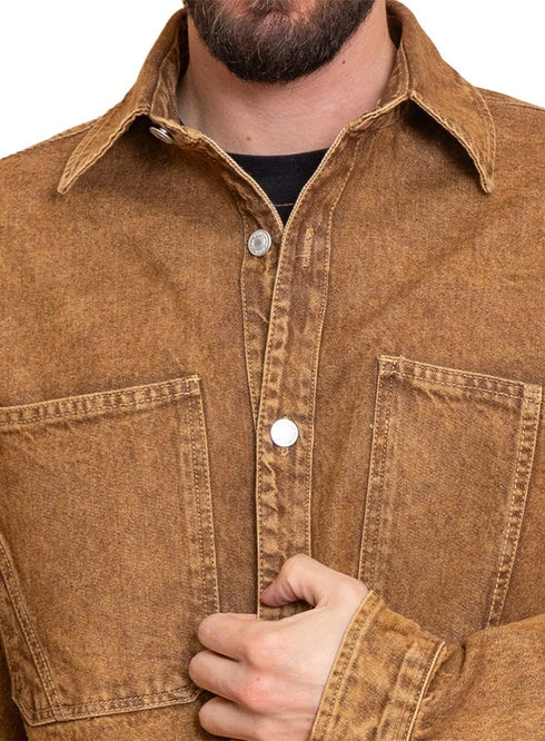 Dark Brown Design 3005 Shirt - Khotwh