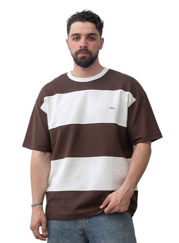 Dark Brown Design 3010 NF - Round T-Shirt - Khotwh