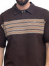 Dark Brown Design 3081 NF-Polo Neck T-Shirt - Khotwh
