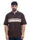 Dark Brown Design 3086 NF-Polo Neck T-Shirt - Khotwh