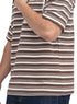 Dark Brown Design 3097 NF-Polo Neck T-Shirt - Khotwh