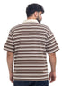 Dark Brown Design 3097 NF-Polo Neck T-Shirt - Khotwh