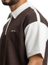 Dark Brown Design 4010 NF - Polo Neck T-Shirt - Khotwh