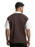 Dark Brown Design 4010 NF - Polo Neck T-Shirt - Khotwh