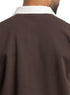 Dark Brown Design 4010 NF - Polo Neck T-Shirt - Khotwh