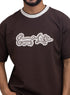 Dark Brown Design 4016 NF - Round T-Shirt - Khotwh