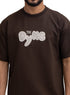 Dark Brown Design 4018 NF - Round T-Shirt - Khotwh