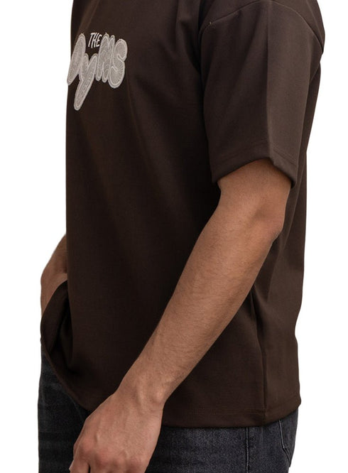 Dark Brown Design 4018 NF - Round T-Shirt - Khotwh