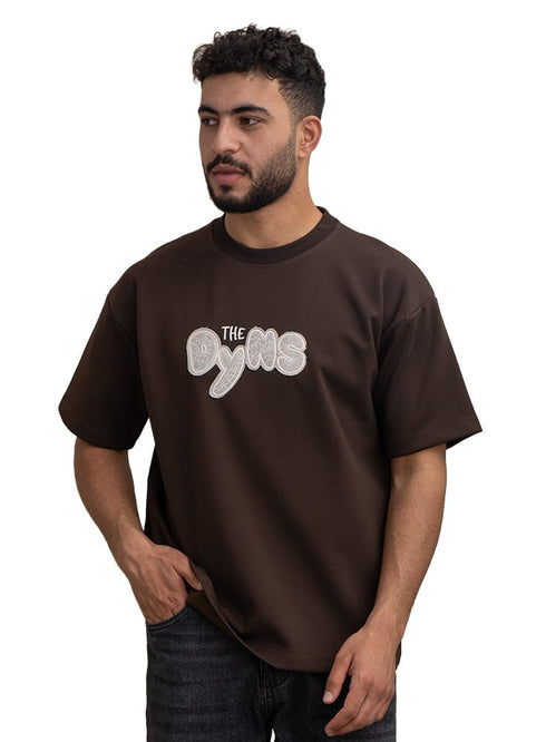 Dark Brown Design 4018 NF - Round T-Shirt - Khotwh