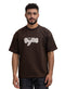 Dark Brown Design 4018 NF - Round T-Shirt - Khotwh