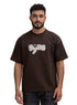 Dark Brown Design 4018 NF - Round T-Shirt - Khotwh