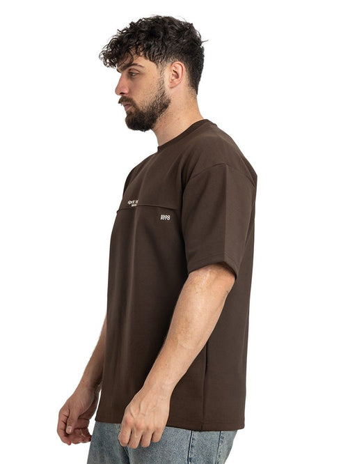 Dark Brown Design 4020 NF - Round T-Shirt - Khotwh