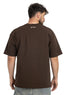 Dark Brown Design 4020 NF - Round T-Shirt - Khotwh