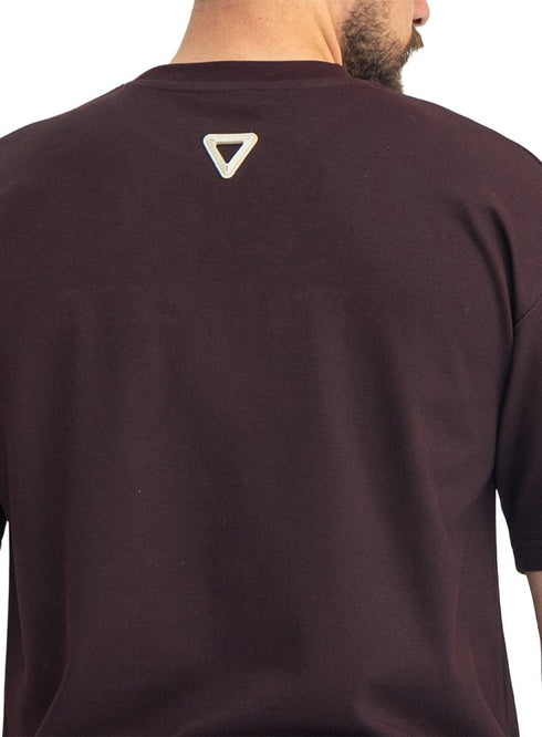 Dark Brown Design 4029 NF-Round T-Shirt - Khotwh