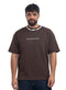 Dark Brown Design 4041 NF-Round T-Shirt - Khotwh