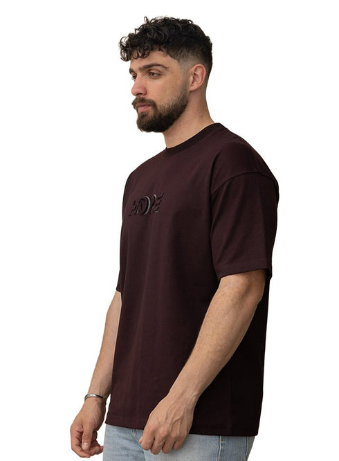Dark Brown Design 4050 NF - Round T-Shirt - Khotwh