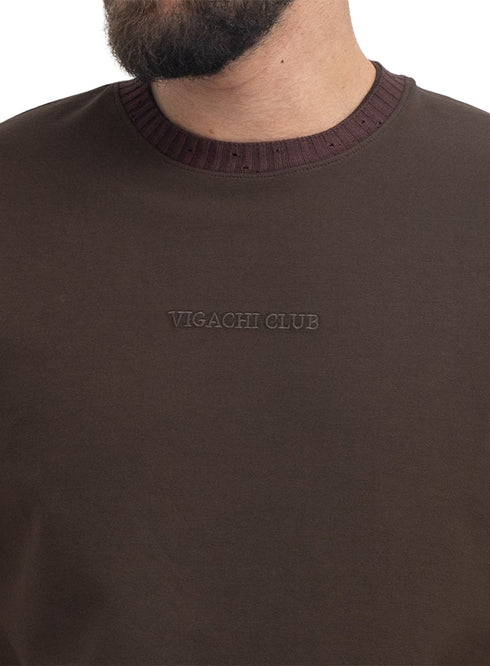 Dark Brown Design 4059 NF-Round T-Shirt - Khotwh