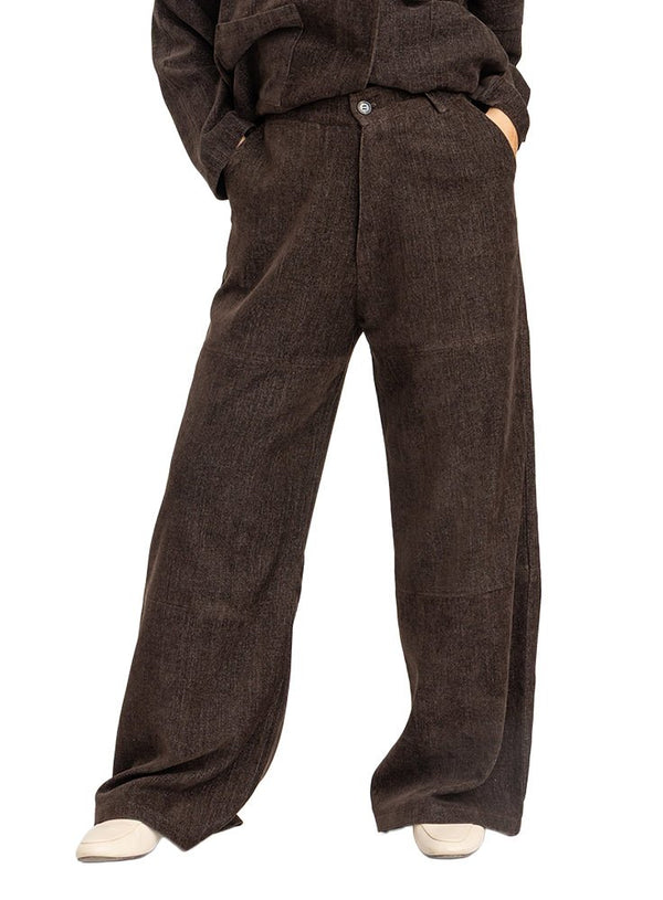 Dark Brown - GS-Winter wide leg - Khotwh