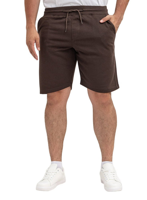 Dark Brown Melton Short - Khotwh