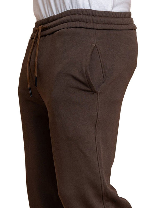 Dark Brown Melton Wide Leg - Khotwh