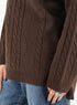 Dark Brown plexus Hoodie Pullover - Khotwh
