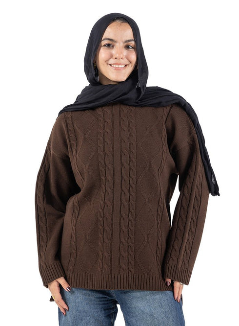 Dark Brown plexus Hoodie Pullover - Khotwh
