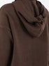 Dark Brown plexus Hoodie Pullover - Khotwh
