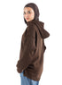 Dark Brown plexus Hoodie Pullover - Khotwh