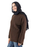 Dark Brown plexus Hoodie Pullover - Khotwh