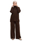 Dark Brown Plexus Suit - Khotwh