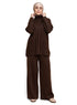 Dark Brown Plexus Suit - Khotwh