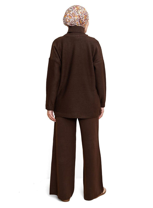 Dark Brown Plexus Suit - Khotwh