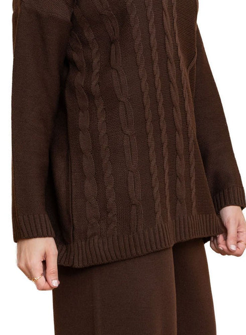 Dark Brown Plexus Suit - Khotwh