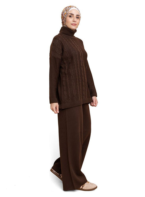 Dark Brown Plexus Suit - Khotwh