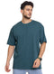Dark Emerald Over Size Round T-Shirt - Khotwh