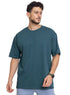Dark Emerald Over Size Round T-Shirt - Khotwh
